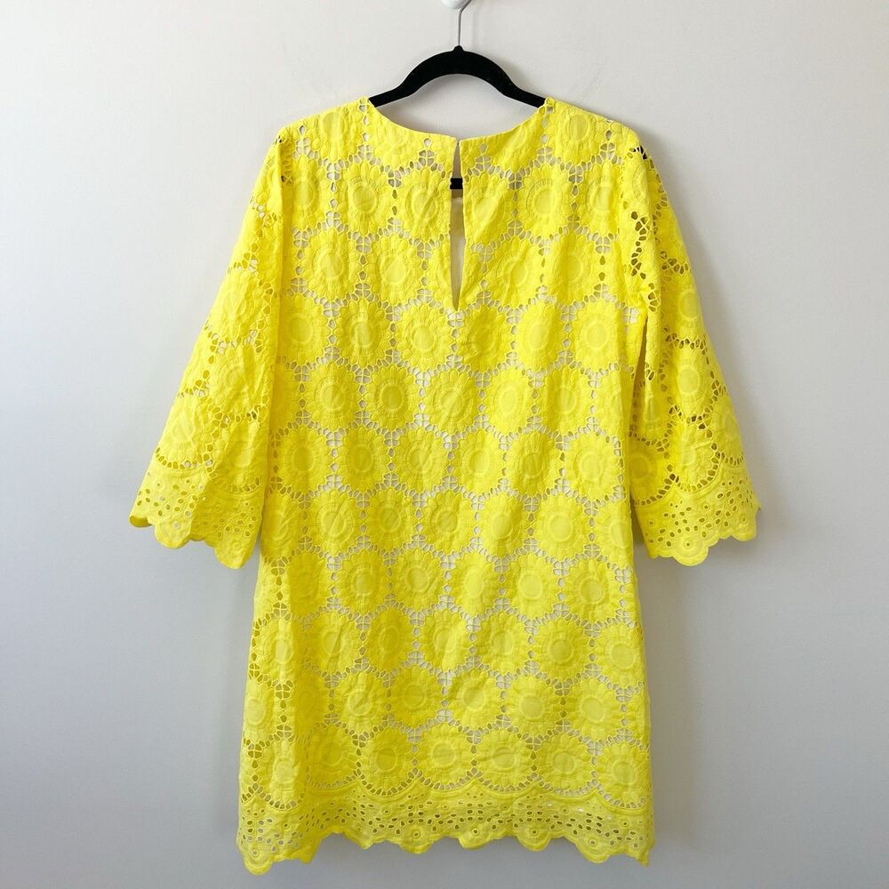 Lilly Pulitzer Mariella Yellow Eyelet Dress - Picture 9 of 15